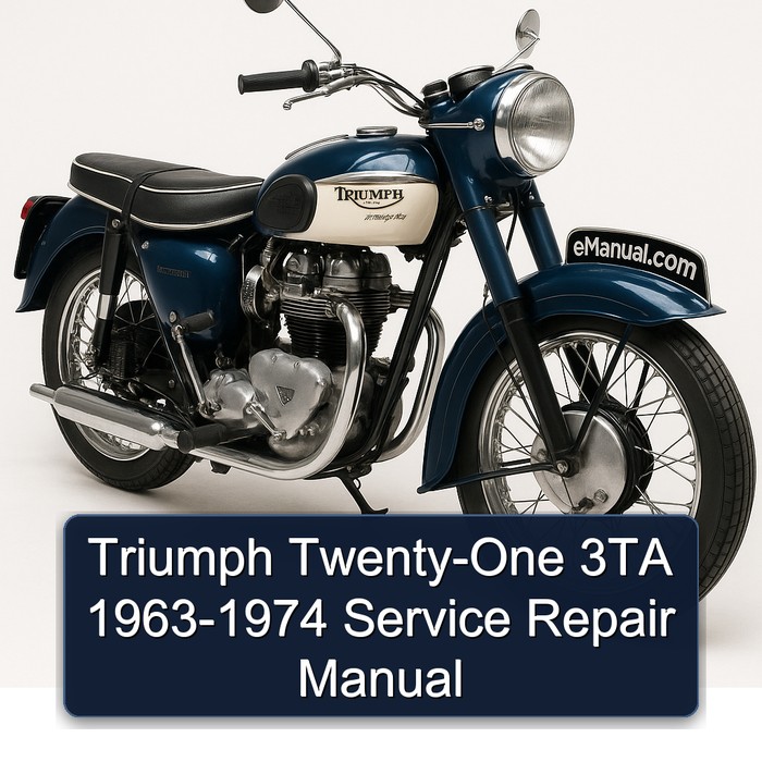 Triumph Twenty-One 3TA 1963-1974 Manual de servicio y reparación