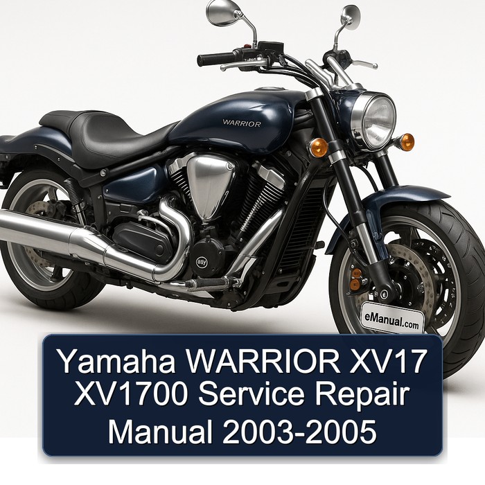 Yamaha WARRIOR XV17 XV1700 Manual de servicio y reparación 2003-2005