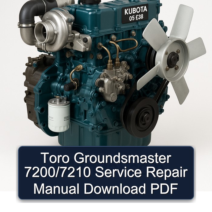 Manual de Servicio y Reparación Toro Groundsmaster 7200/7210 (PDF)