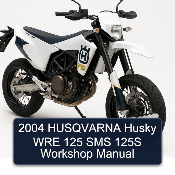 2004 HUSQVARNA Husky WRE 125 SMS 125S Workshop Manual
