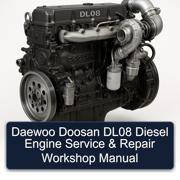 Manual de Servicio y Reparación del Motor Diesel Daewoo Doosan DL08