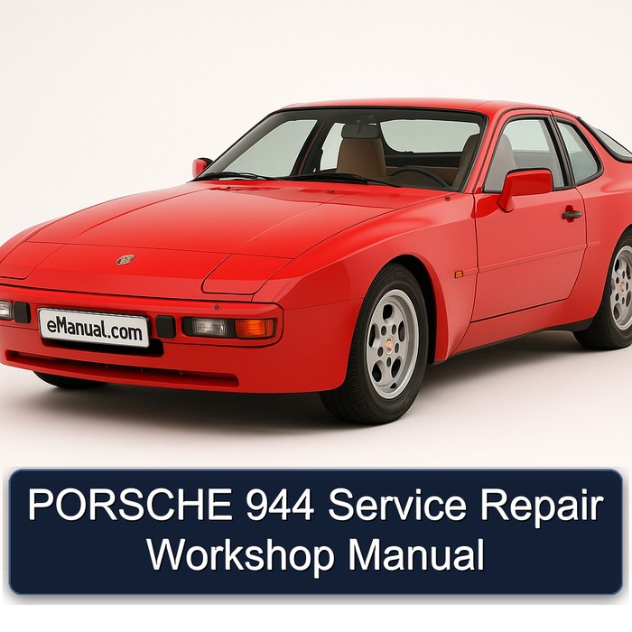 PORSCHE 944 Service Repair Workshop Manual