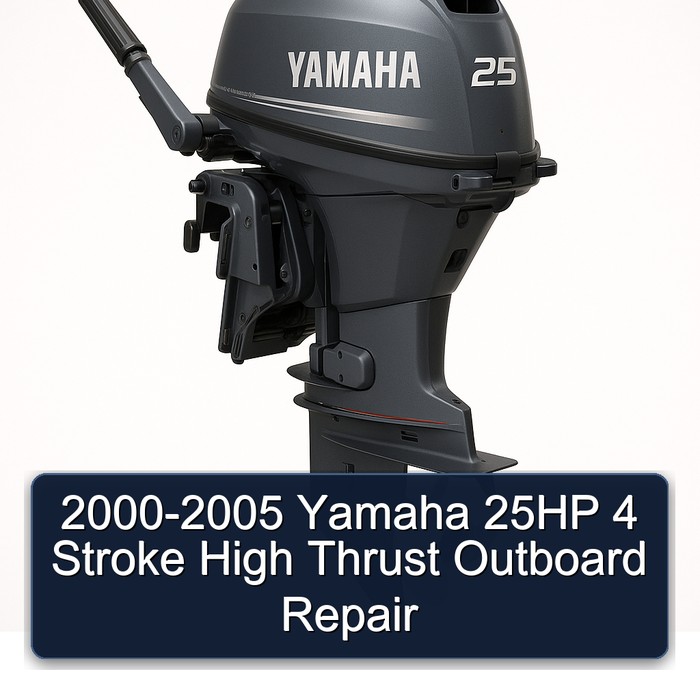 2000-2005 Yamaha 25HP 4 Stroke High Thrust Outboard Repair