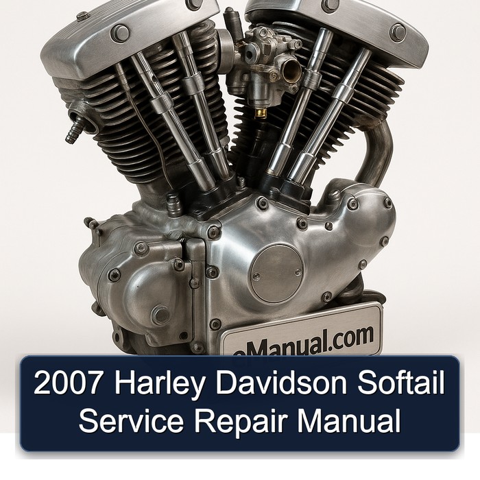 2007 Harley Davidson Softail Manual de servicio y reparación