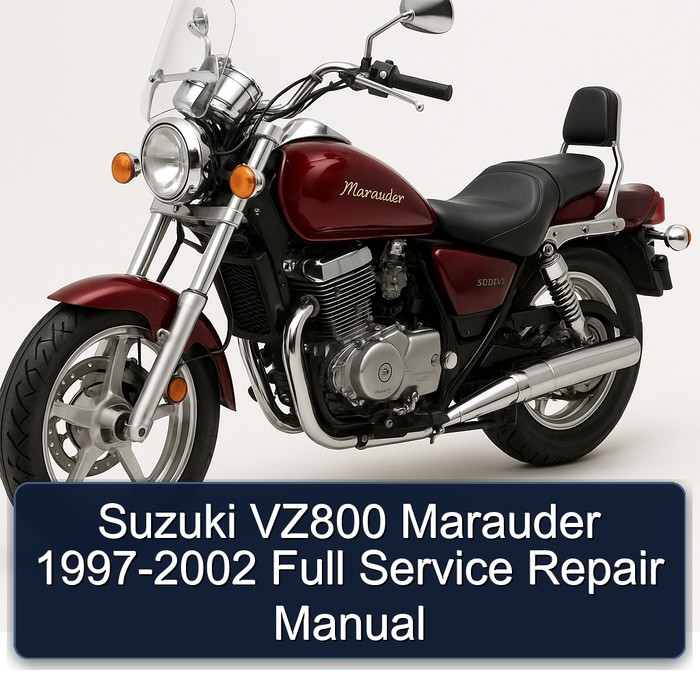 Suzuki VZ800 Marauder 1997-2002 Full Manual de servicio y reparación
