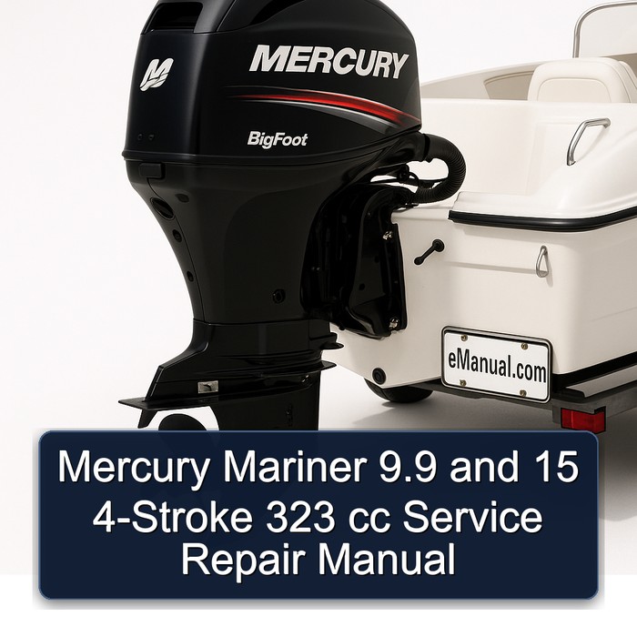 Mercury Mariner 9.9 and 15 4-Stroke 323 cc Manual de servicio y reparación
