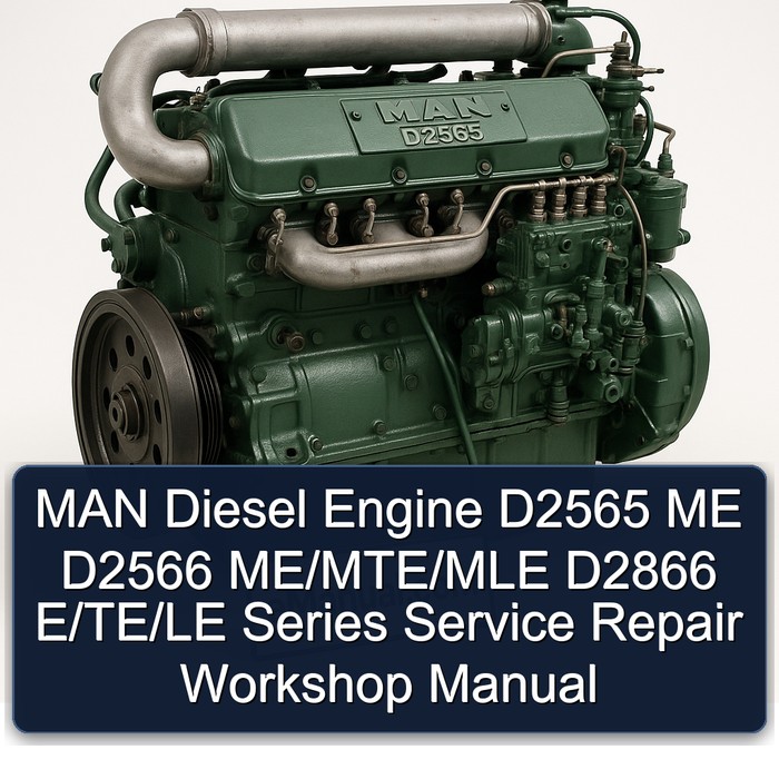 Manual de Servicio y Reparación para Motores MAN Diesel D2565 ME, D2566 ME/MTE/MLE y D2866 E/TE/LE