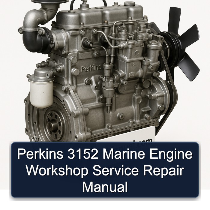 Manual de Reparación y Servicio del Motor Marino Perkins 3152