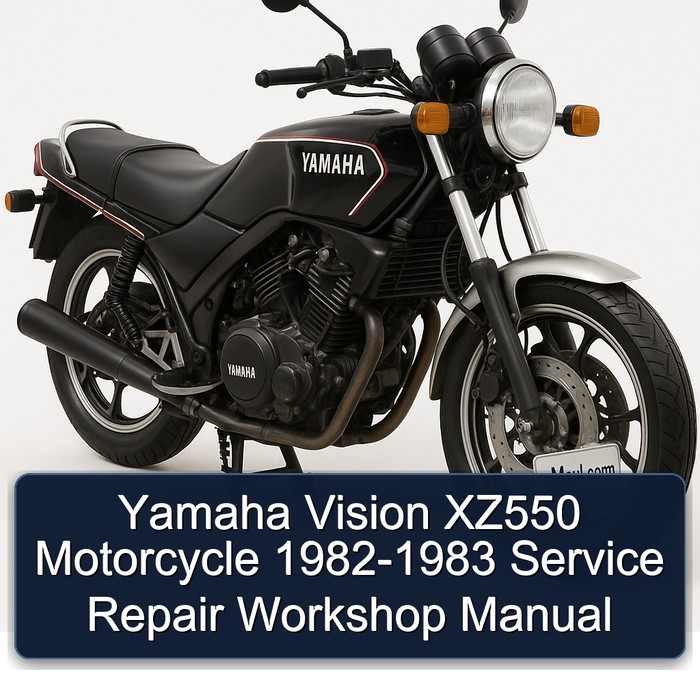 Yamaha Vision XZ550 Motorcycle 1982-1983 Service Repair Workshop Manual