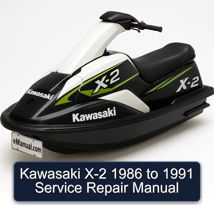 Kawasaki X-2 1986 to 1991 Service Repair Manual
