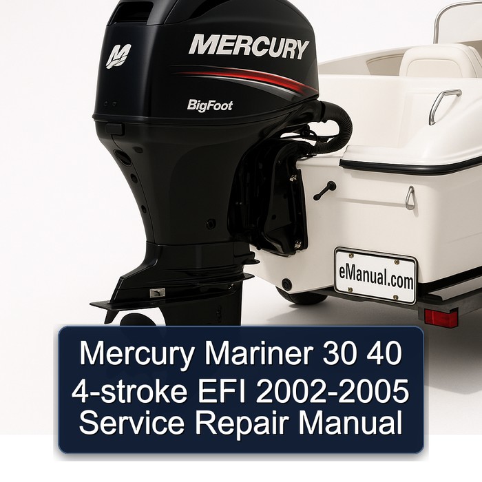 Mercury Mariner 30 40 4-stroke EFI 2002-2005 Manual de servicio y reparación