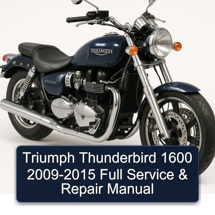 Triumph Thunderbird 1600 2009-2015 Full Manual de servicio y reparación