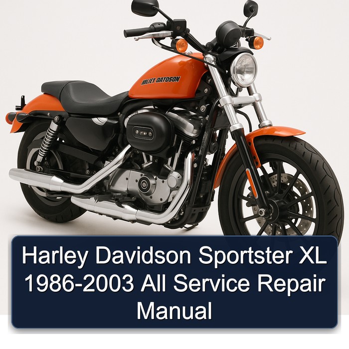 Harley Davidson Sportster XL 1986-2003 All Manual de servicio y reparación