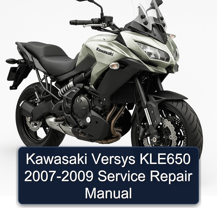 Kawasaki Versys KLE650 2007-2009 Manual de servicio y reparación