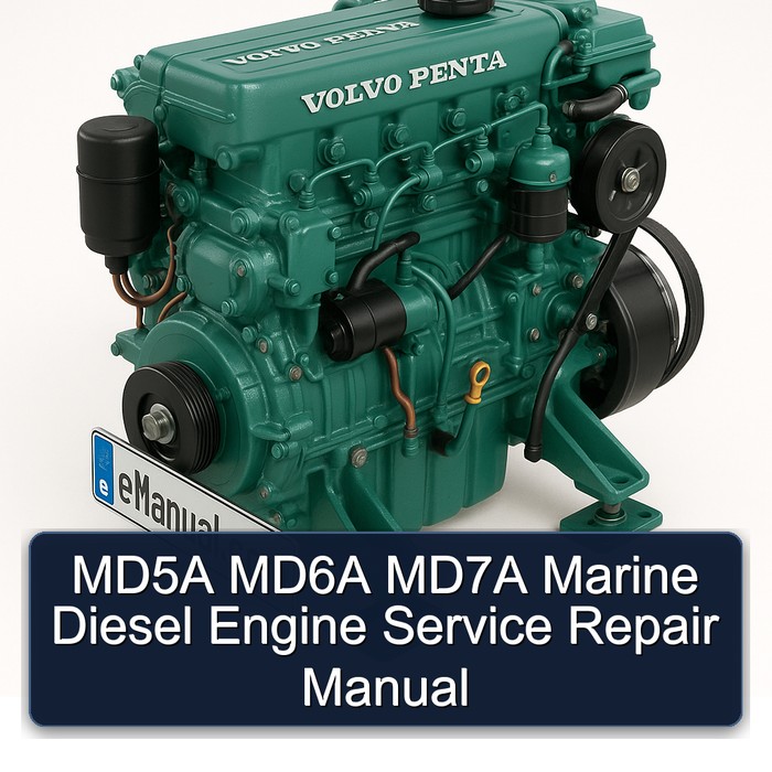 MD5A MD6A MD7A Marine Diesel Engine Manual de servicio y reparación