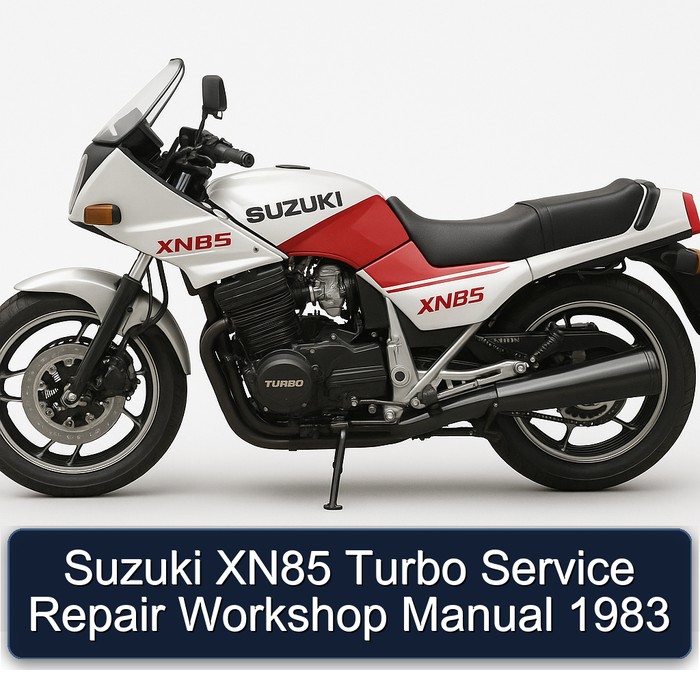 Suzuki XN85 Turbo Service Repair Workshop Manual 1983