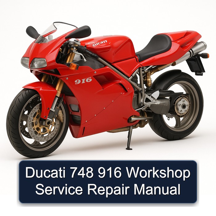 Ducati 748 916 Workshop Manual de servicio y reparación