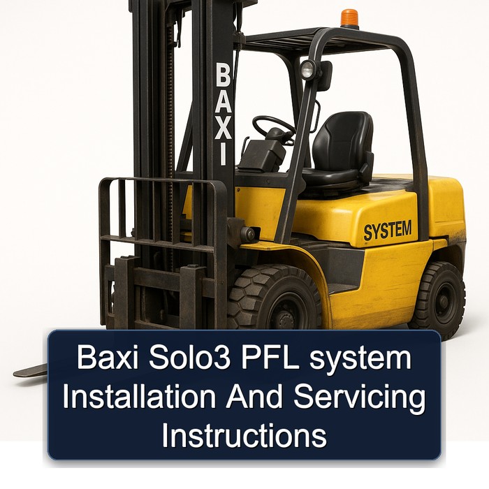 Baxi Solo3 Pfl System Installation and Servicing Instructions PDF Download