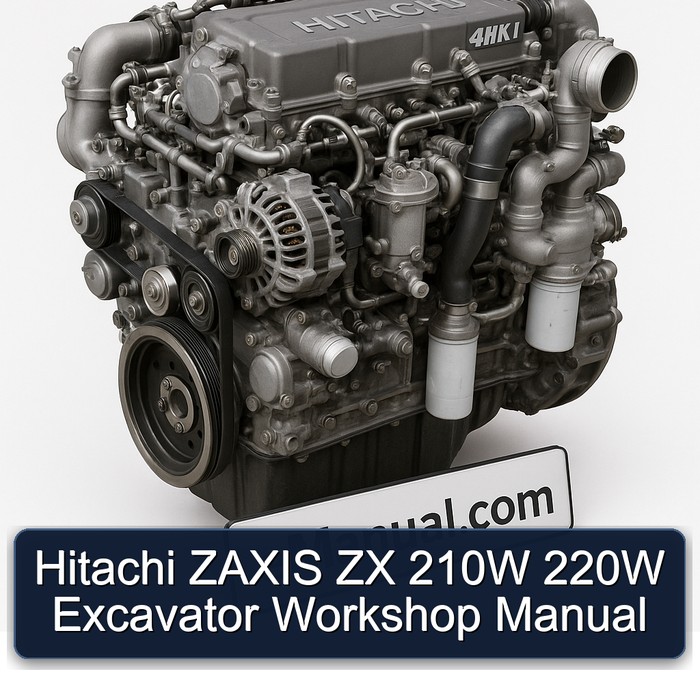 Hitachi ZAXIS ZX 210W 220W Excavator Workshop Manual