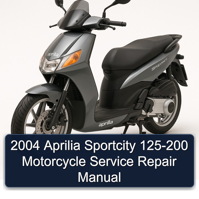 2004 Aprilia Sportcity 125-200 Motorcycle Manual de servicio y reparación