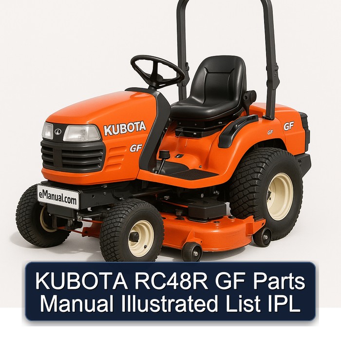 Kubota RC48R Gf Ipl Parts Catalog PDF Download