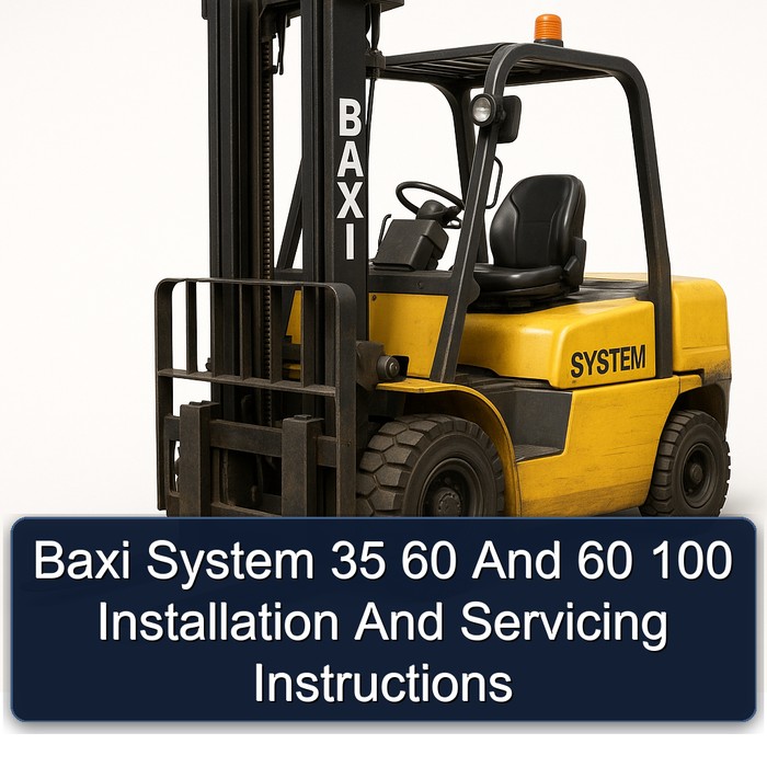 Baxi System 35 60 And 60 100 Installation And Servicing Instructions