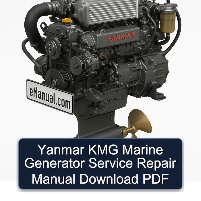Yanmar KMG Marine Generator Manual de servicio y reparación Download PDF