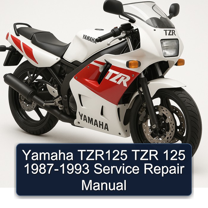 Yamaha TZR125 TZR 125 1987-1993 Service Repair Manual
