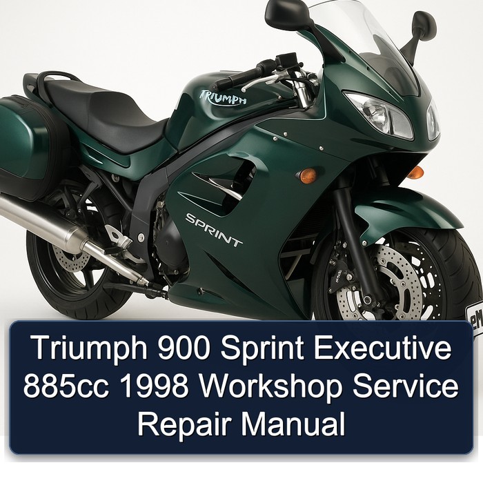 Triumph 900 Sprint Executive 885cc 1998 Workshop Service Repair Manual