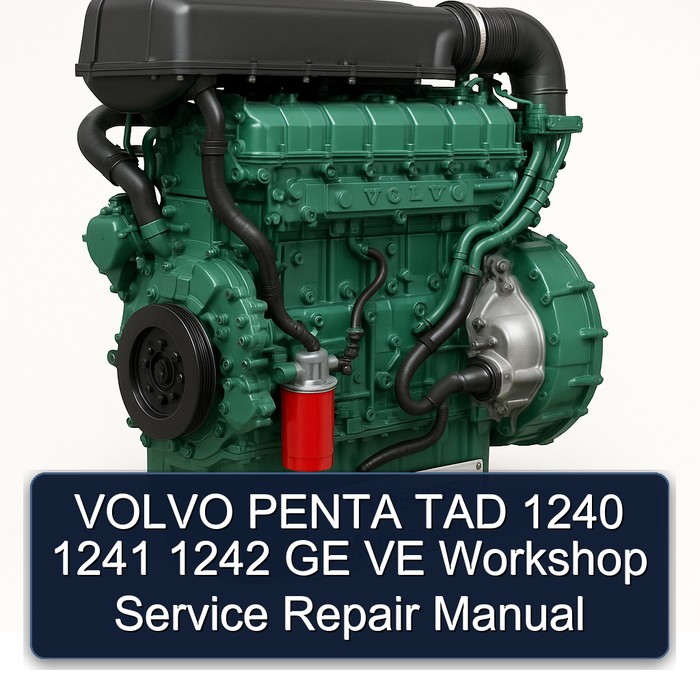 VOLVO PENTA TAD 1240 1241 1242 GE VE Workshop Service Repair Manual 