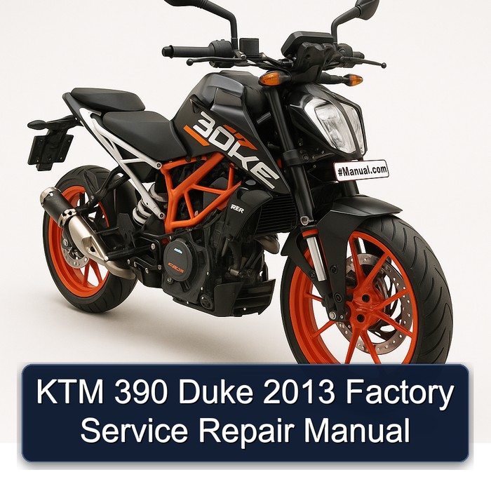 KTM 390 Duke 2013 Factory Manual de servicio y reparación