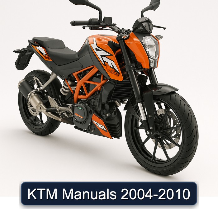 KTM Manuals 2004-2010