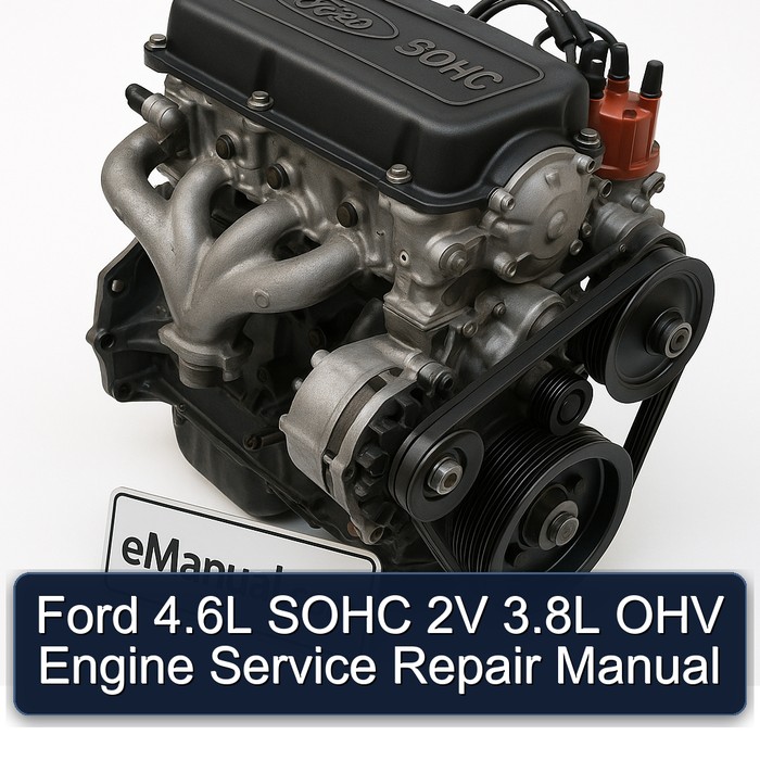 Manual de Servicio y Reparación de Motores Ford 4.6L SOHC 2V y 3.8L OHV