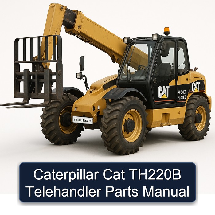 Caterpillar Cat TH220B Telehandler Parts Catalog PDF Download
