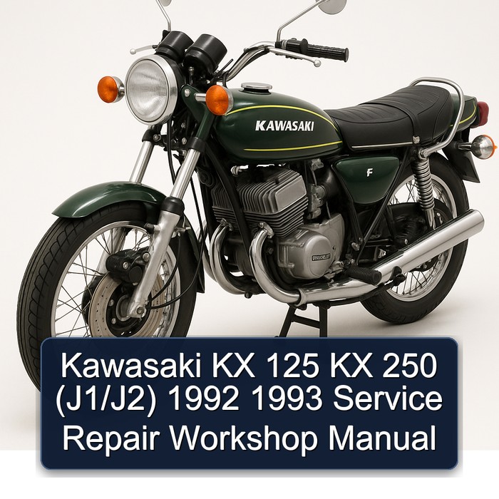 Kawasaki KX 125 KX 250 (J1/J2) 1992 1993 Service Repair Workshop Manual