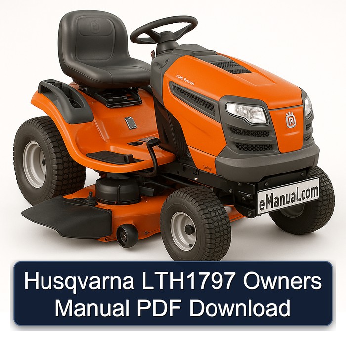 Husqvarna LTH1797 Owners Manual PDF Download