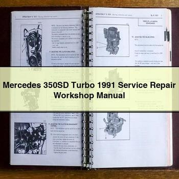 Mercedes 350SD Turbo 1991 Service Repair Workshop Manual 