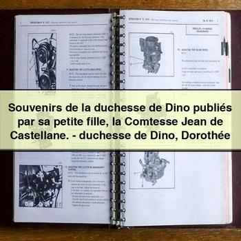 Souvenirs De La Duchesse De Dino Publiés Par Sa Petite Fille La Comtesse Jean De Castellane.-Duchesse De Dino Dorothée PDF Download