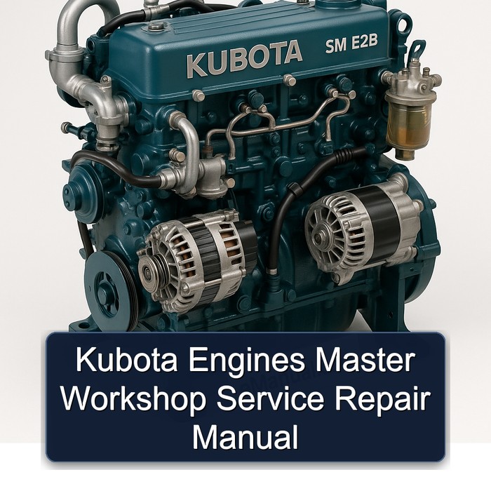 Kubota Engines Master Workshop Service Repair Manual 