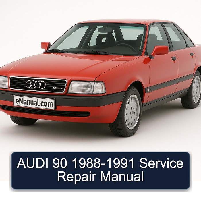 AUDI 90 1988-1991 Manual de servicio y reparación