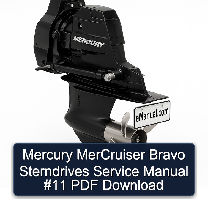 Mercury MerCruiser Bravo Sterndrives Service Manual #11 PDF Download