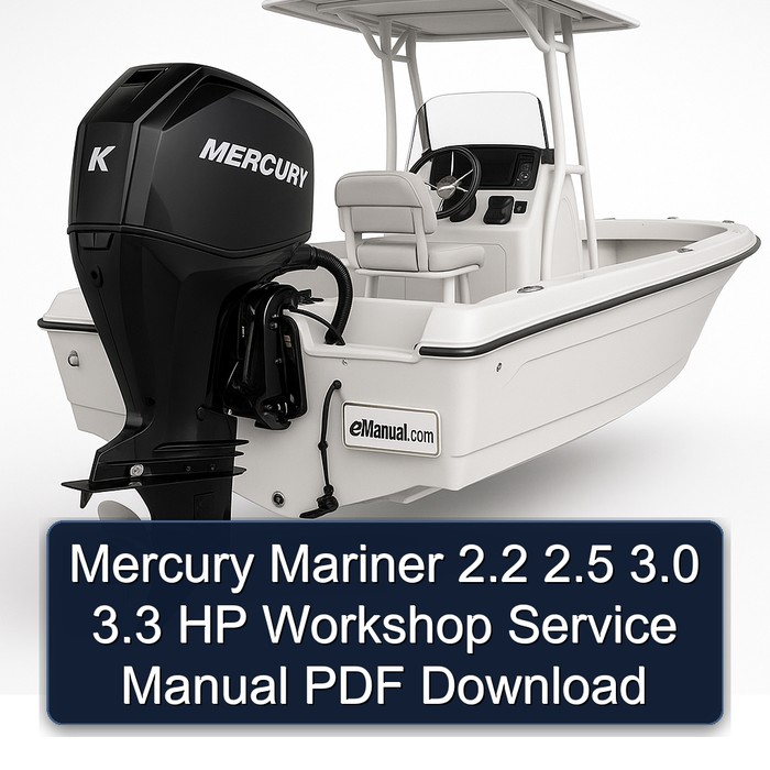 Mercury Mariner 2.2 2.5 3.0 3.3 HP Workshop Service Manual PDF Download