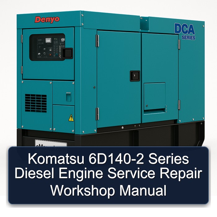 Komatsu 6D140-2 Series Diesel Engine Service Repair Workshop Manual