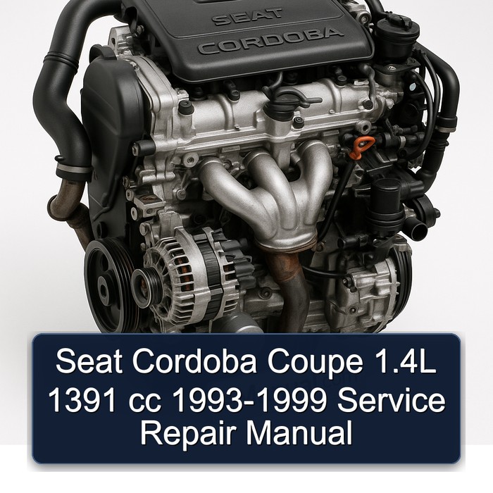 Seat Cordoba Coupe 1.4L 1391 cc 1993-1999 Service Repair Manual 