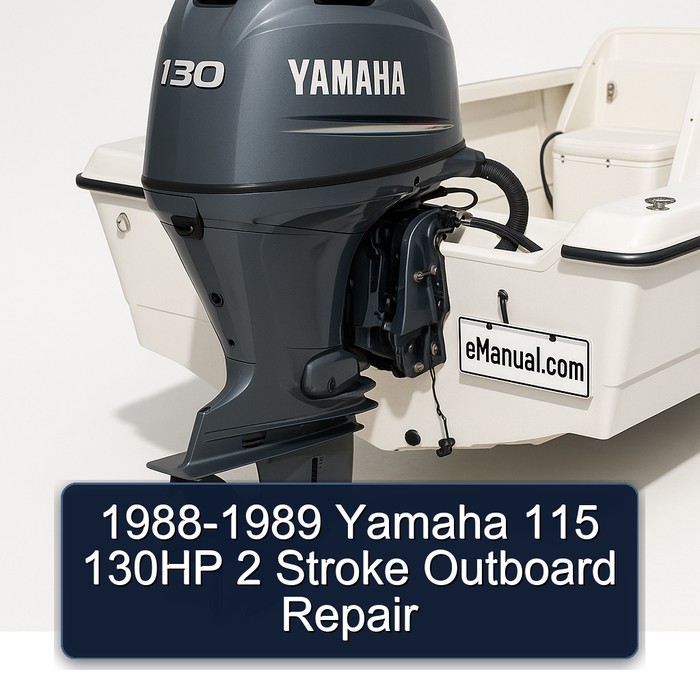 1988-1989 Yamaha 115 130HP 2 Stroke Outboard Repair