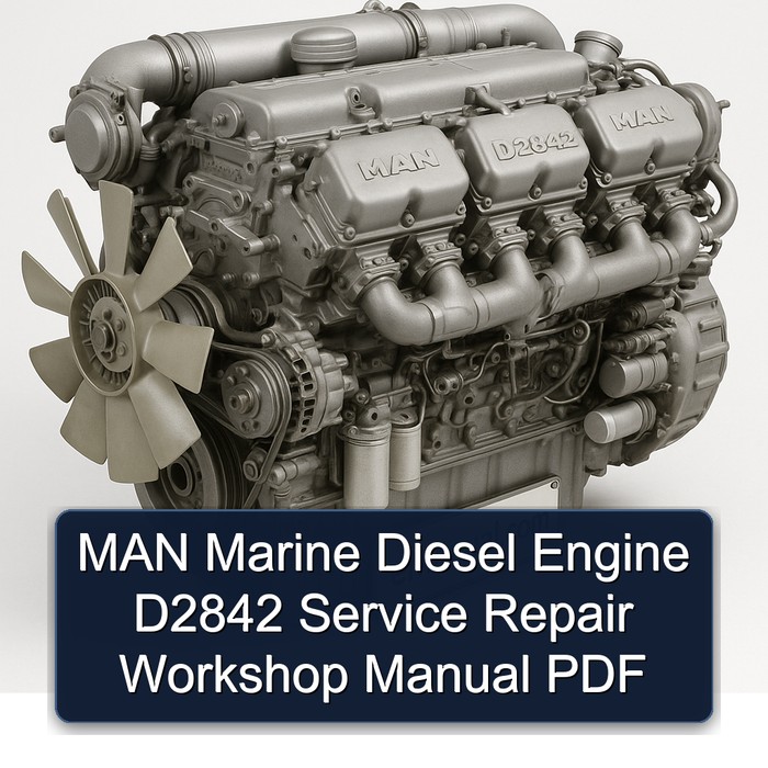 MAN Marine Diesel Engine D2842 Service Repair Workshop Manual PDF