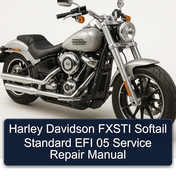 Harley Davidson FXSTI Softail Standard EFI 05 Manual de servicio y reparación