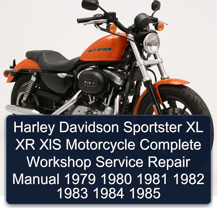 Harley Davidson Sportster XL XR XlS Motorcycle Manual completo de servicio y reparación del taller 1979 1980 1981 1982 1983 1984 1985