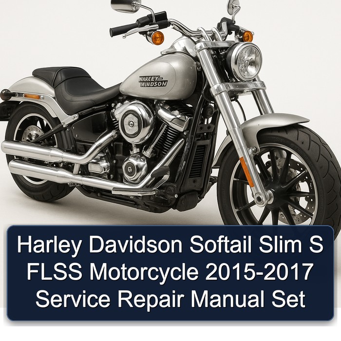 Harley Davidson Softail Slim S FLSS Motorcycle (3 Manual Set) Owners Parts & Manual completo de servicio y reparación del taller 2015 2016 2017