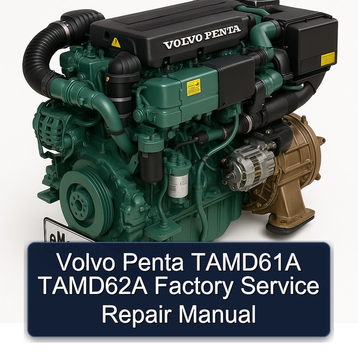 Volvo Penta TAMD61A TAMD62A Factory Service Repair Manual